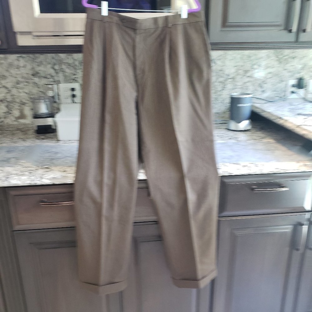 Ballin Men's dark brown dress pants